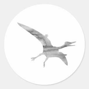 Stickers Merci du parti Pterodactylus Dinosaur