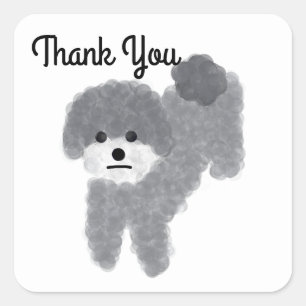 Stickers Merci Gris #2