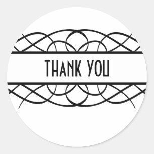 Stickers Merci ivoire déco