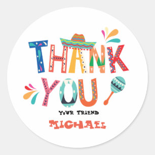 stickers Merci mexicain FIesta