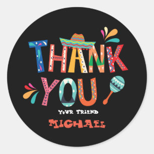 stickers Merci mexicain FIesta