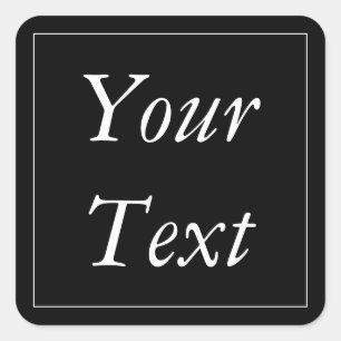 Stickers Merci noir & blanc et Favoriser les Étiqu