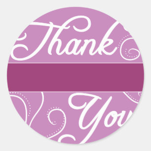 Stickers Merci personnalisables