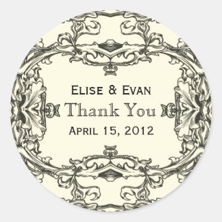 Stickers Merci Regal Elegance