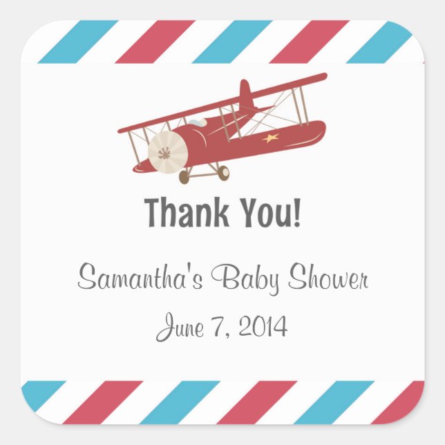 Stickers Merci vintage (Devant)