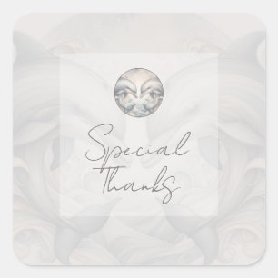 Stickers Merci Whimsy moderne