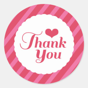 Stickers Merci XOXO Love Valentine Party