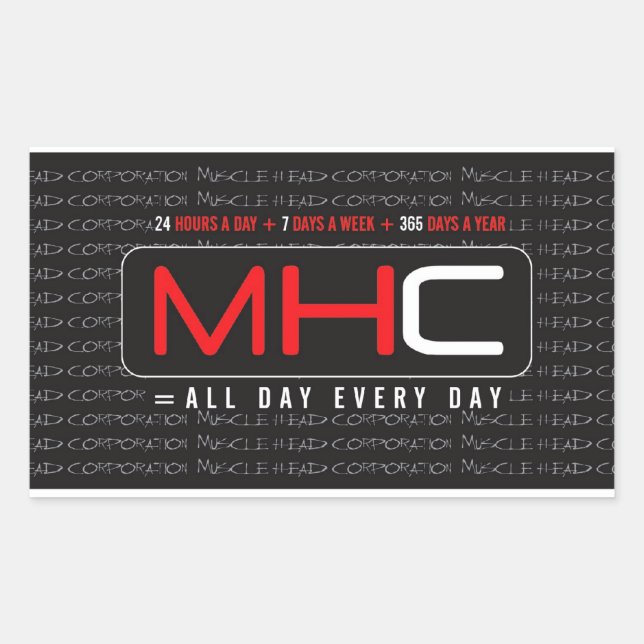 Stickers MHC 24-7-365 (Devant)