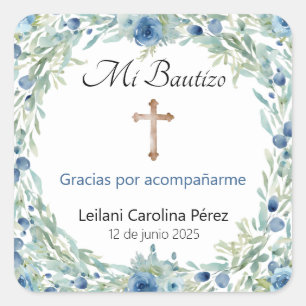Stickers Mi Bautizo - Stickers Baptême Espagnol