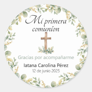 Stickers Mi Primera Comunion - Première Communion