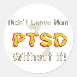 Stickers militaires humoristiques PTSD