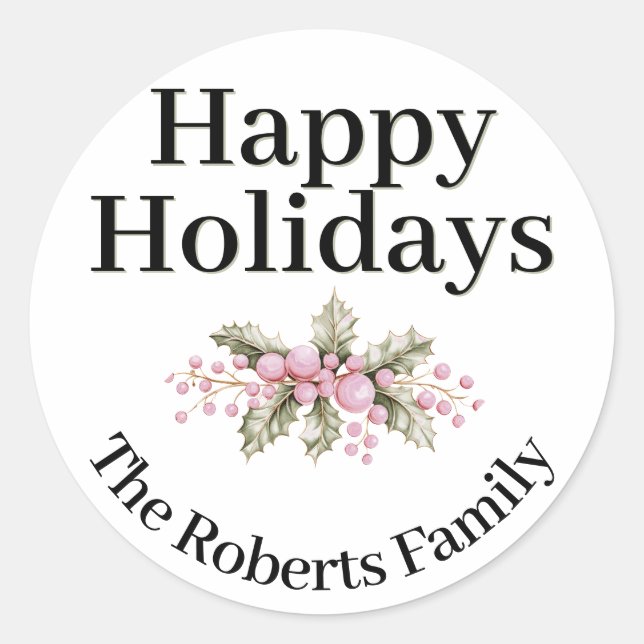 Stickers minimalistes de Berry Holly Rose (Devant)