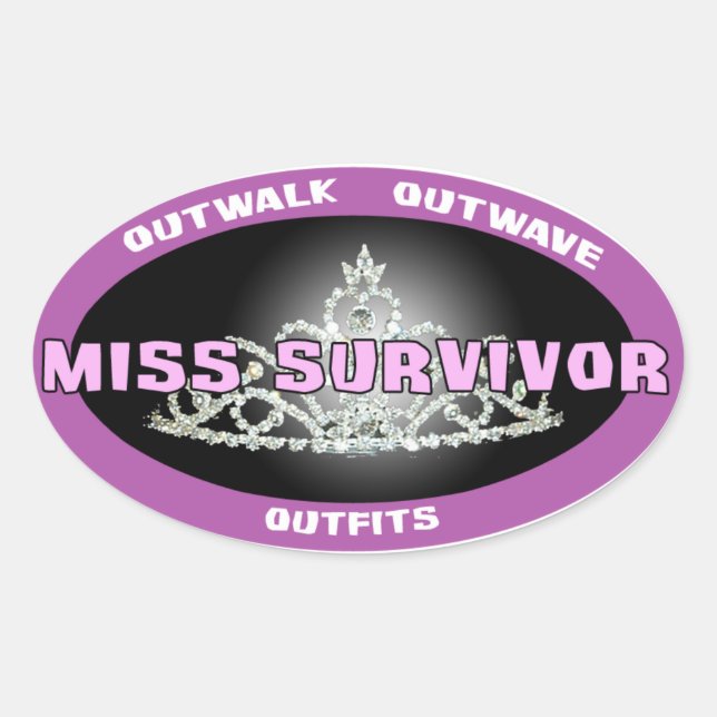Stickers Miss Survivor (Devant)