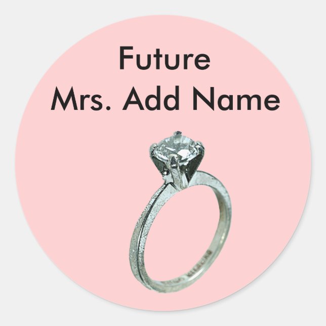 Stickers Mme future (Devant)