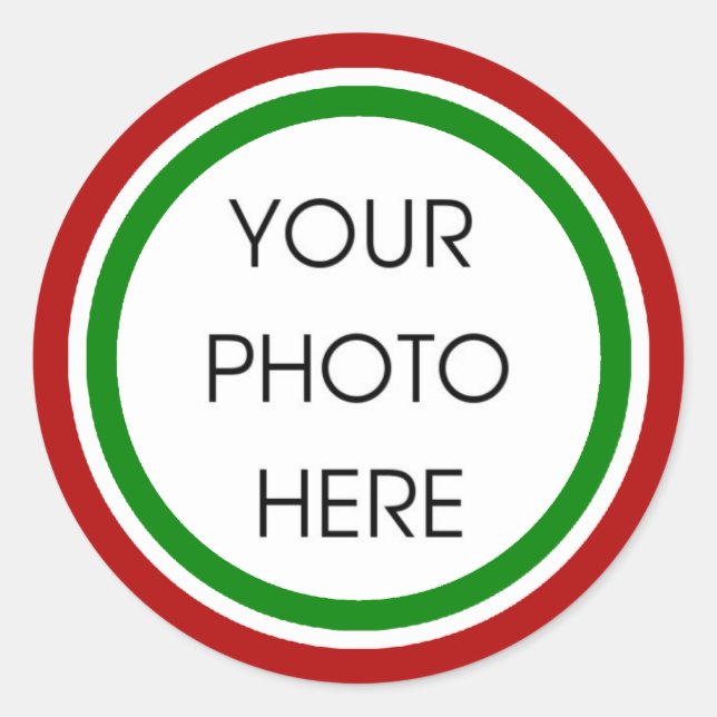 Stickers Modèle de Noël (Devant)