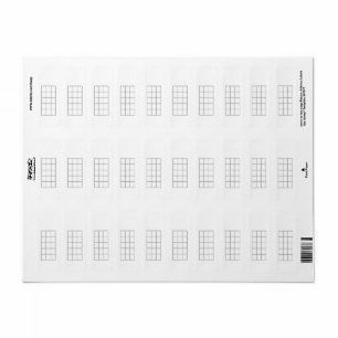 Stickers Modèle gris 5 feutres Ukulele Chord Chart