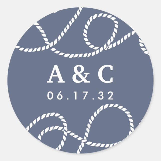 Stickers Monogramme Mariage en état de marche | Ar (Devant)