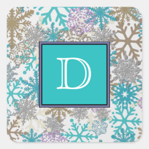 Stickers Monogramme Snowflake