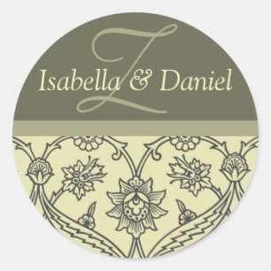 Stickers Monogrammes Personnalisés Pour Enveloppes