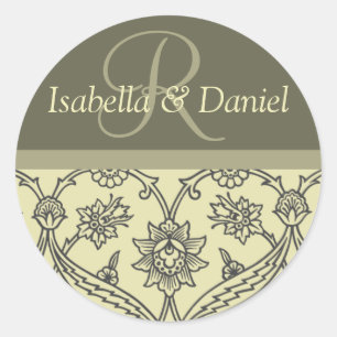 Stickers Monogrammes Personnalisés Pour Enveloppes