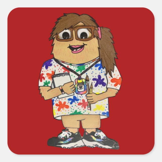 Stickers Monstre Mme Bryson (Devant)