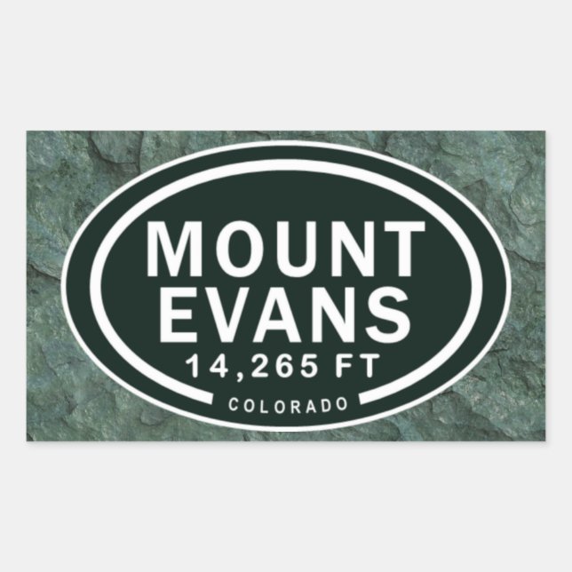 Stickers Mont Evans de 14 265 pi CO (Devant)