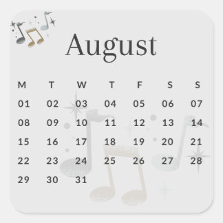 Stickers Month of the Year - August (S'I) *2022