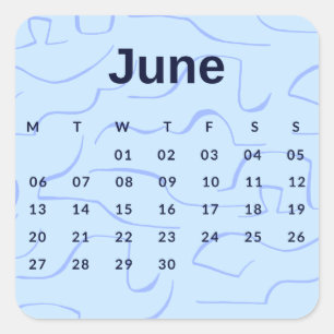 Stickers Month of the Year - June (S'K) *2022