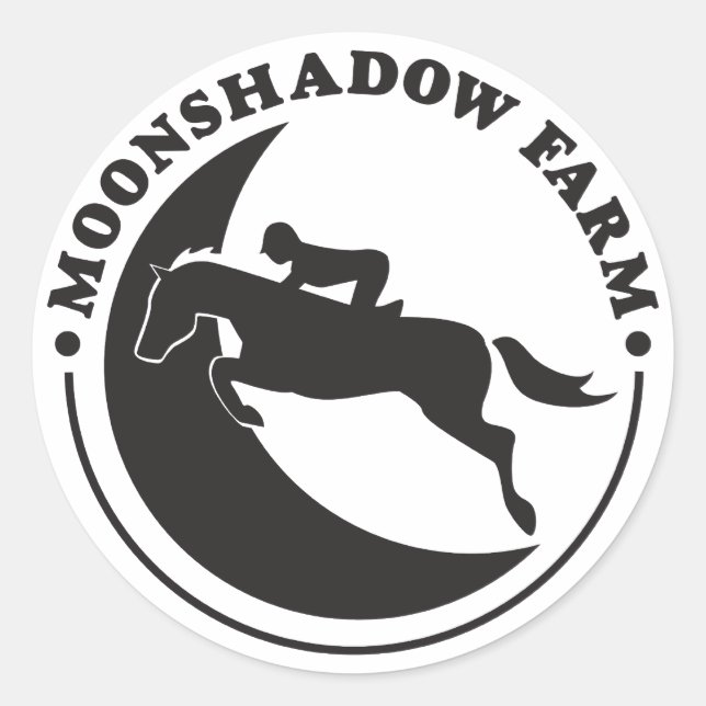 Stickers Moonshadow Farm (Devant)