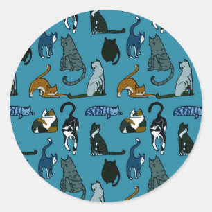 Stickers Motif de chats Kitty Corner