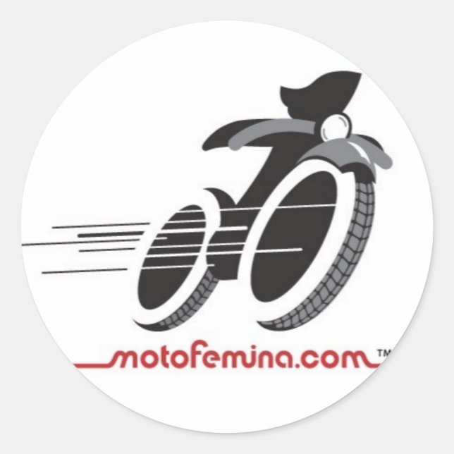 Stickers MotoFemina (Devant)