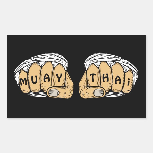 Stickers Muay Thai (Devant)