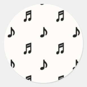 Stickers Musique à thème :: Black Music Notes