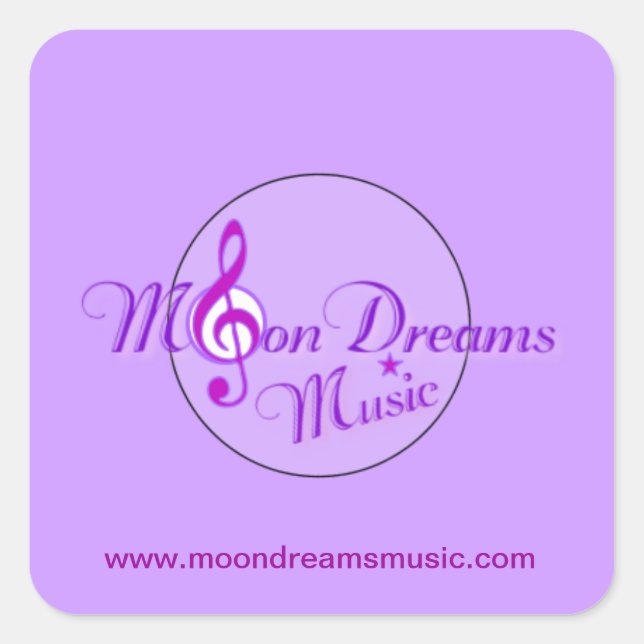 Stickers Musique MoonDreams - Feuille de 20 (Devant)