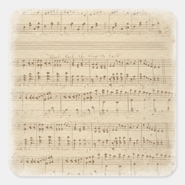 stickers musique vintage (Devant)