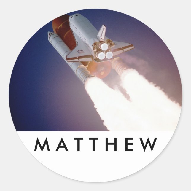Stickers navette spatiale (Devant)