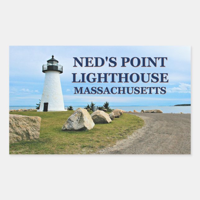 Stickers Ned’s Point Lighthouse, Massachusetts (Devant)