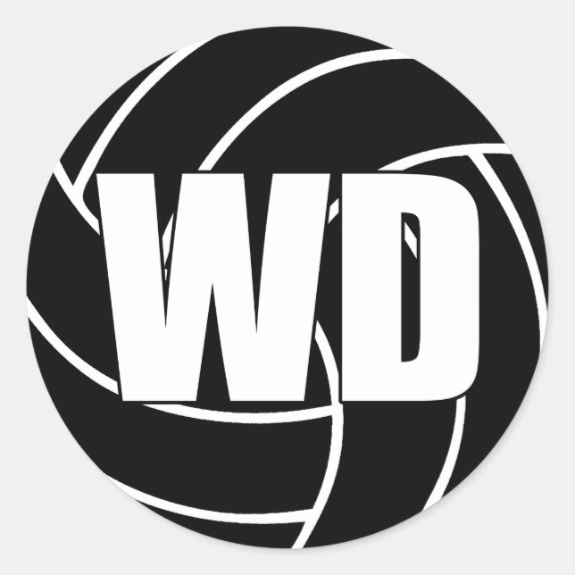 Stickers Netball Wing Defense, WD, Netball Team (Devant)