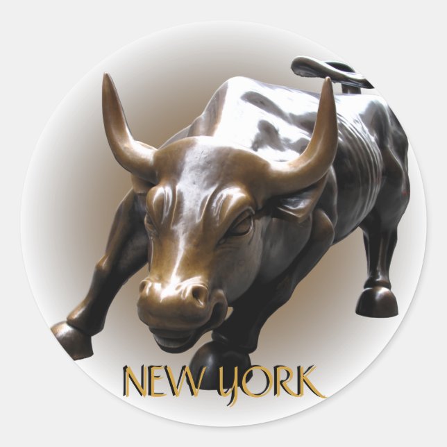 Stickers New York Stickers New York Bull Souvenir (Devant)