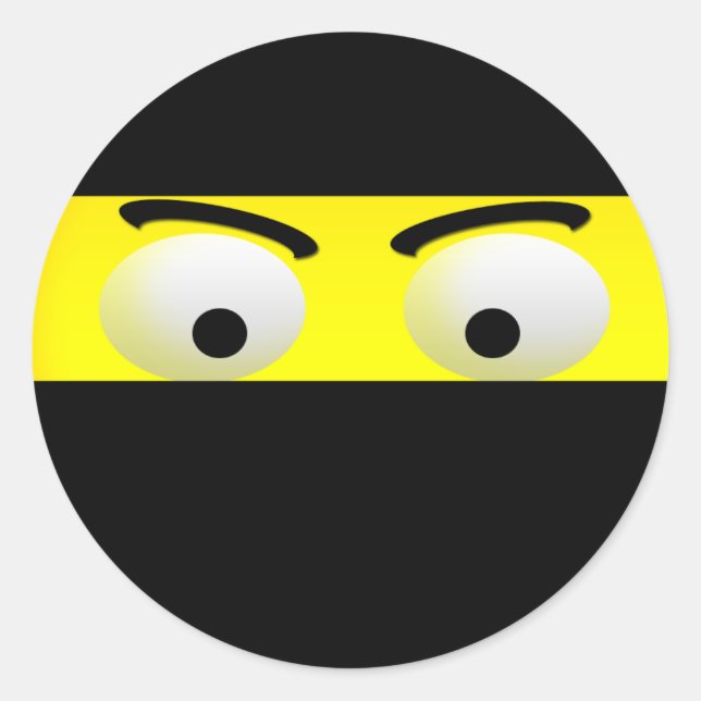 Stickers Ninja Emoji amusants (Devant)