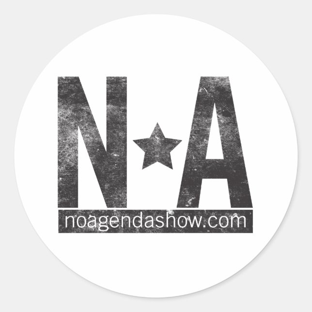 Stickers No Agenda-Stars (Devant)