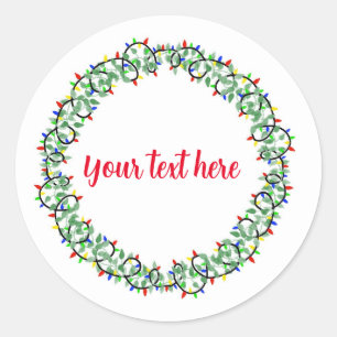 stickers Noël étiquette