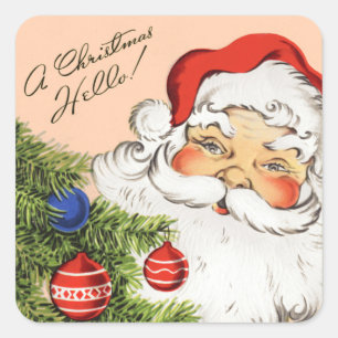 stickers Noël Père Noël vintage