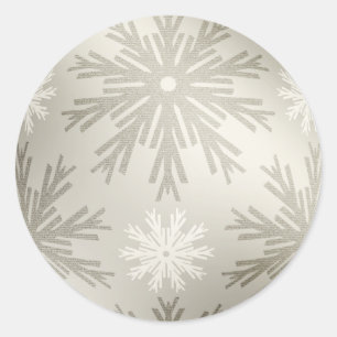 stickers Noël Silver Snowflakes