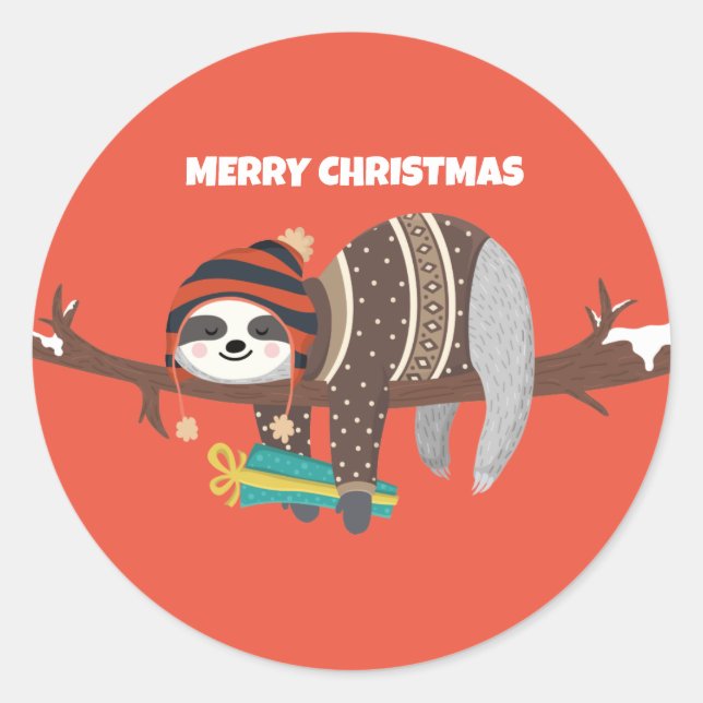 stickers Noël Sloth (Devant)