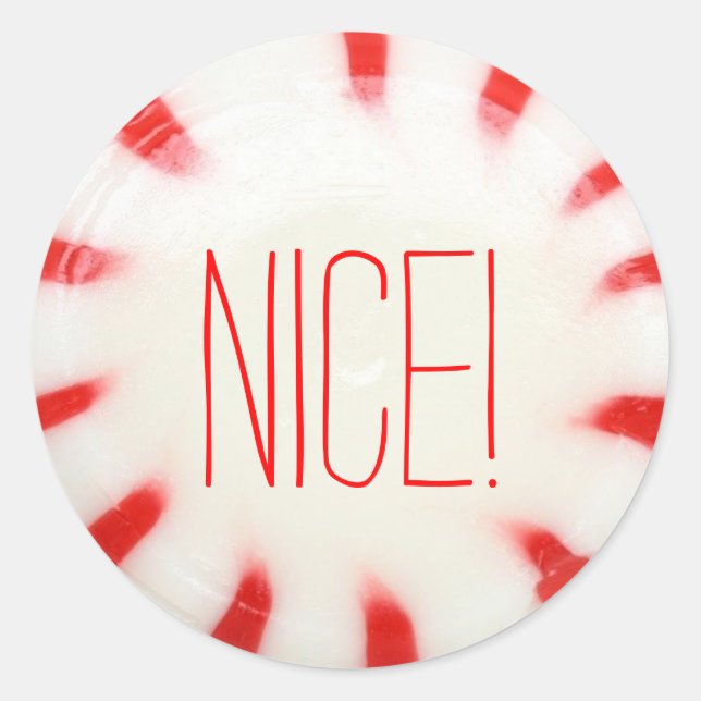 Stickers Noël Vacances Naughty Ou Nice (Devant)