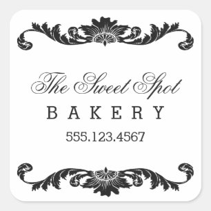 Stickers Noir et Blanc Filigree Classé