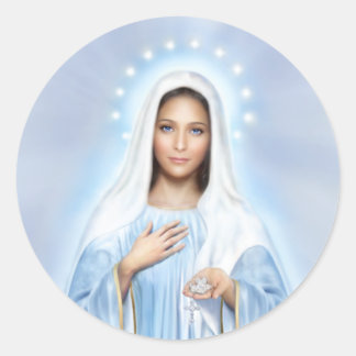 Stickers Notre Dame de Medjugorje Enveloppe Sceau
