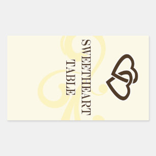 Stickers Numéro de table du Étiquette de vin