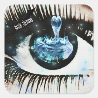 Stickers oeil bleu